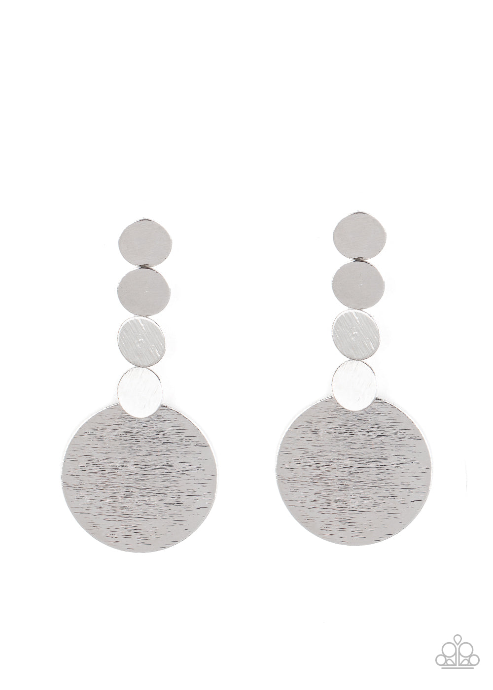 Paparazzi Idolized Illumination - Silver Earrings - Pusher P