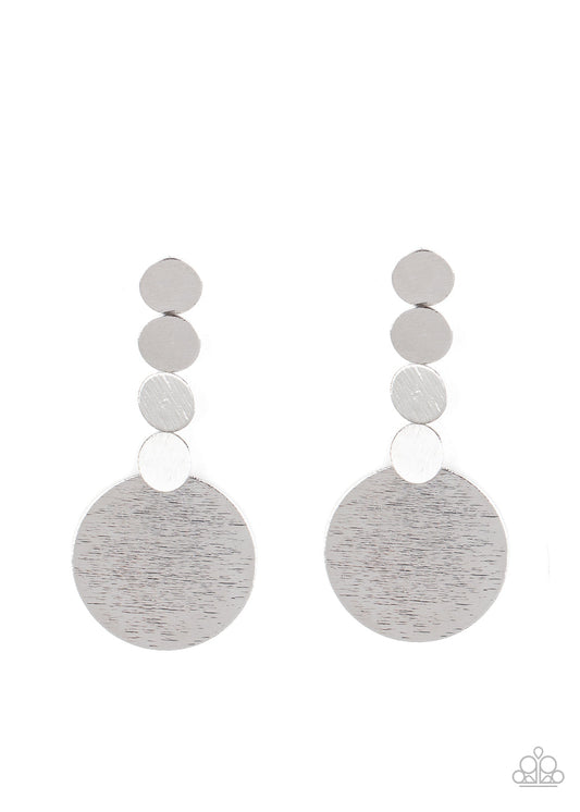 Paparazzi Idolized Illumination - Silver Earrings - Pusher P