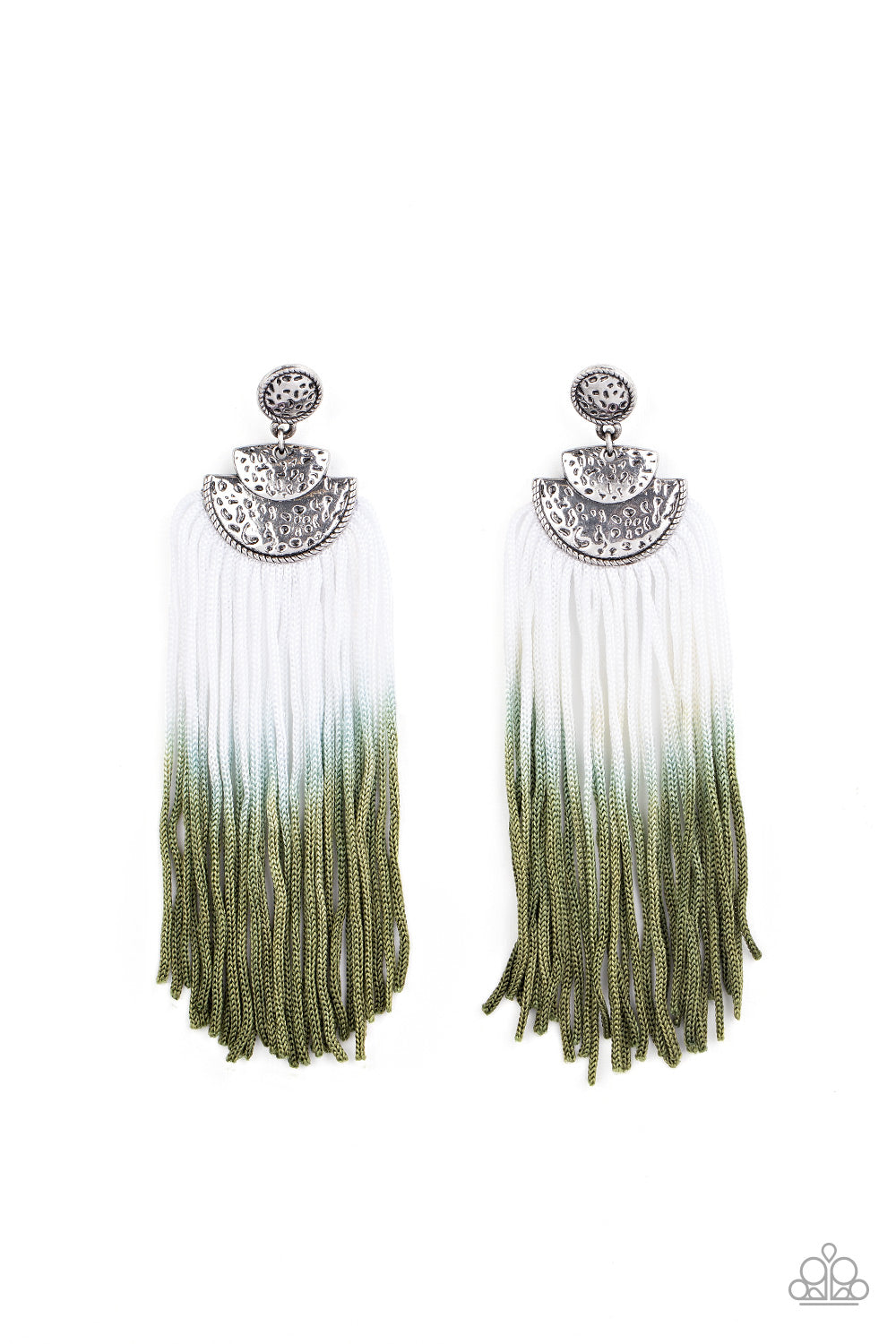 Paparazzi DIP It Up - Green Earrings - Pusher P