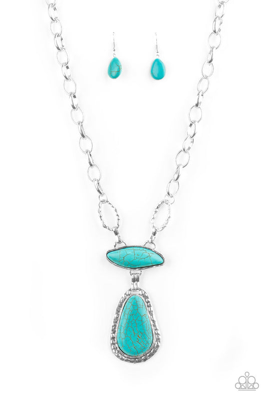 Paparazzi Rural Rapture - Blue/Turquoise Necklace - Pusher P