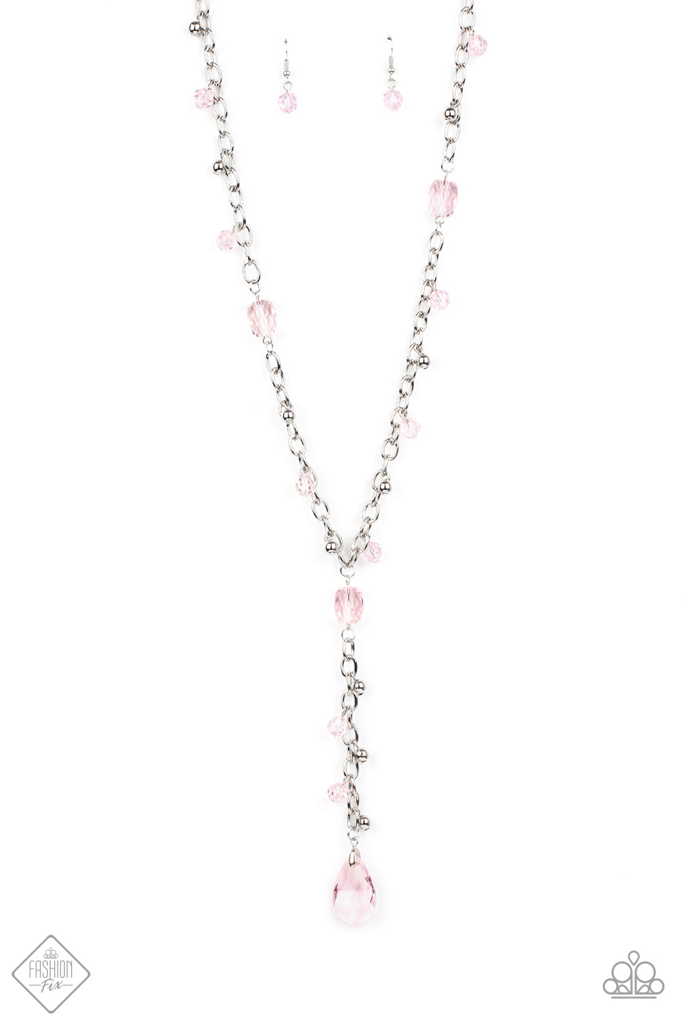 Paparazzi Afterglow Party - Pink Necklace - Pusher P