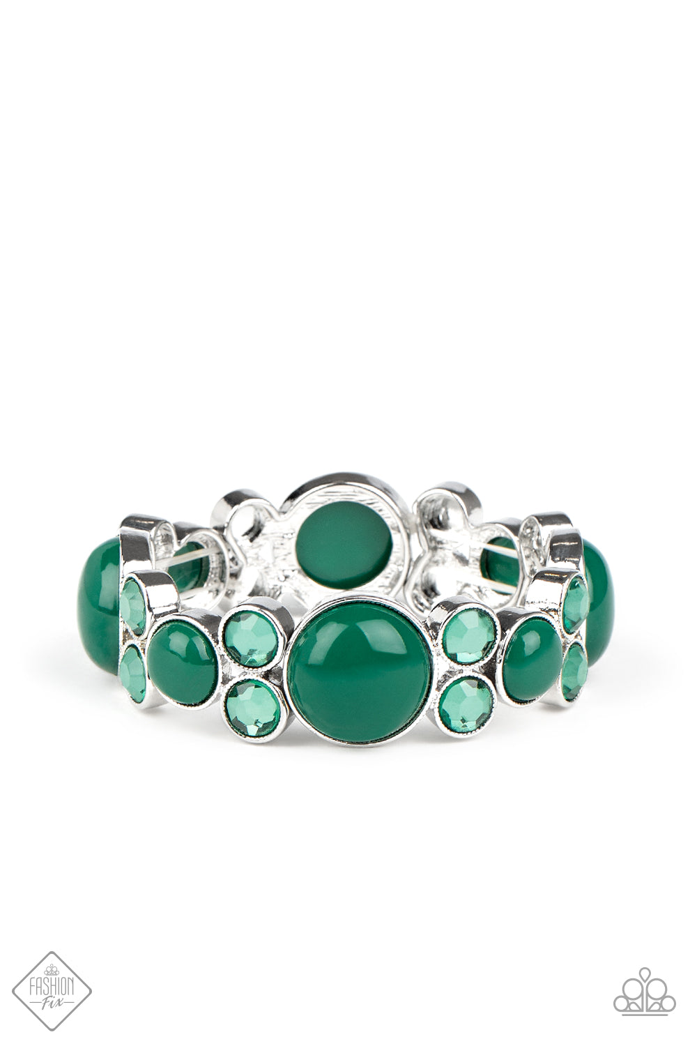 Paparazzi Celestial Escape - Green Bracelet - Pusher P
