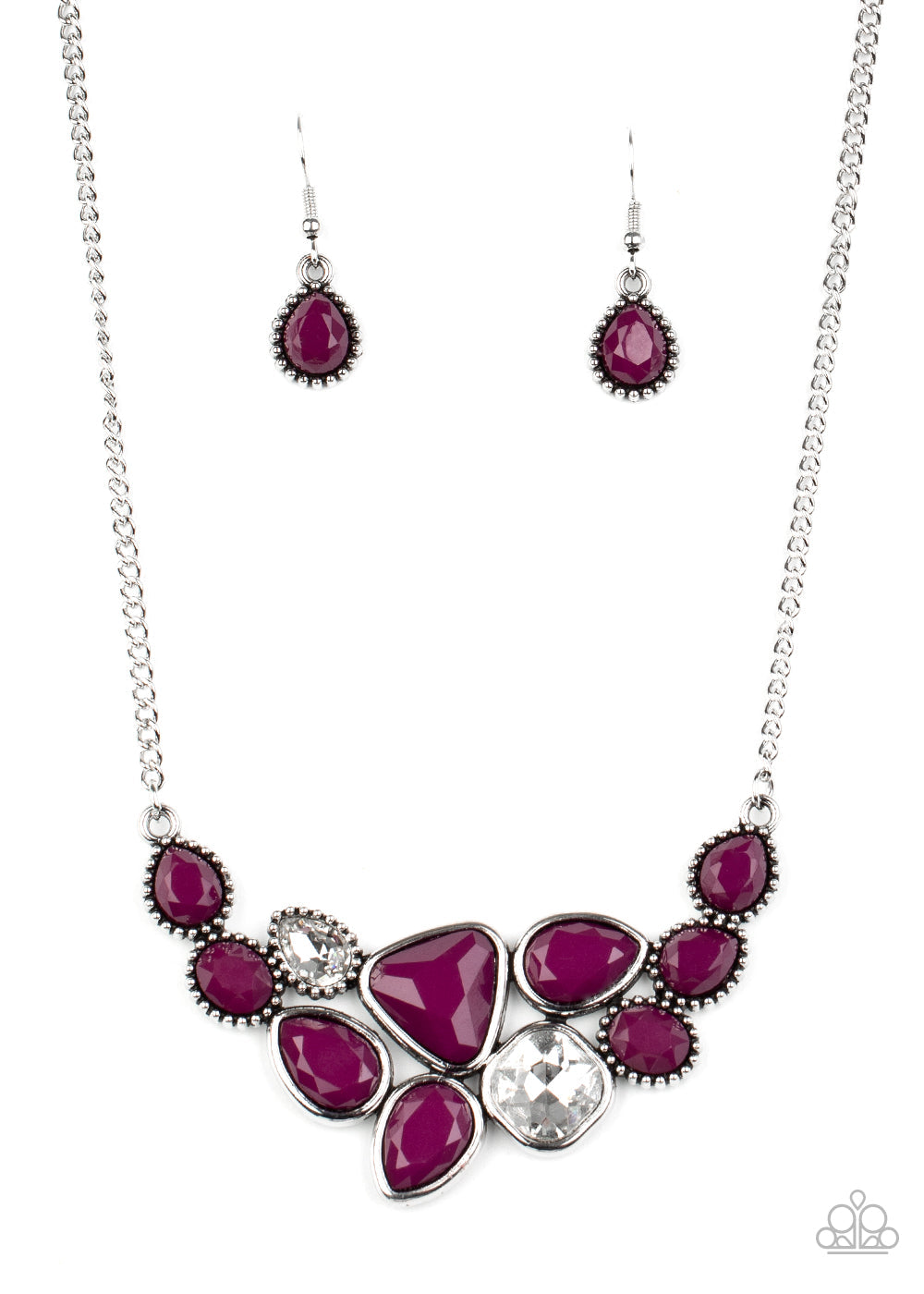 Paparazzi Breathtaking Brilliance - Purple Necklace - Pusher P