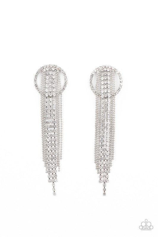 Paparazzi Dazzle By Default Earrings - January 2021 Life Of The Party Exclusive