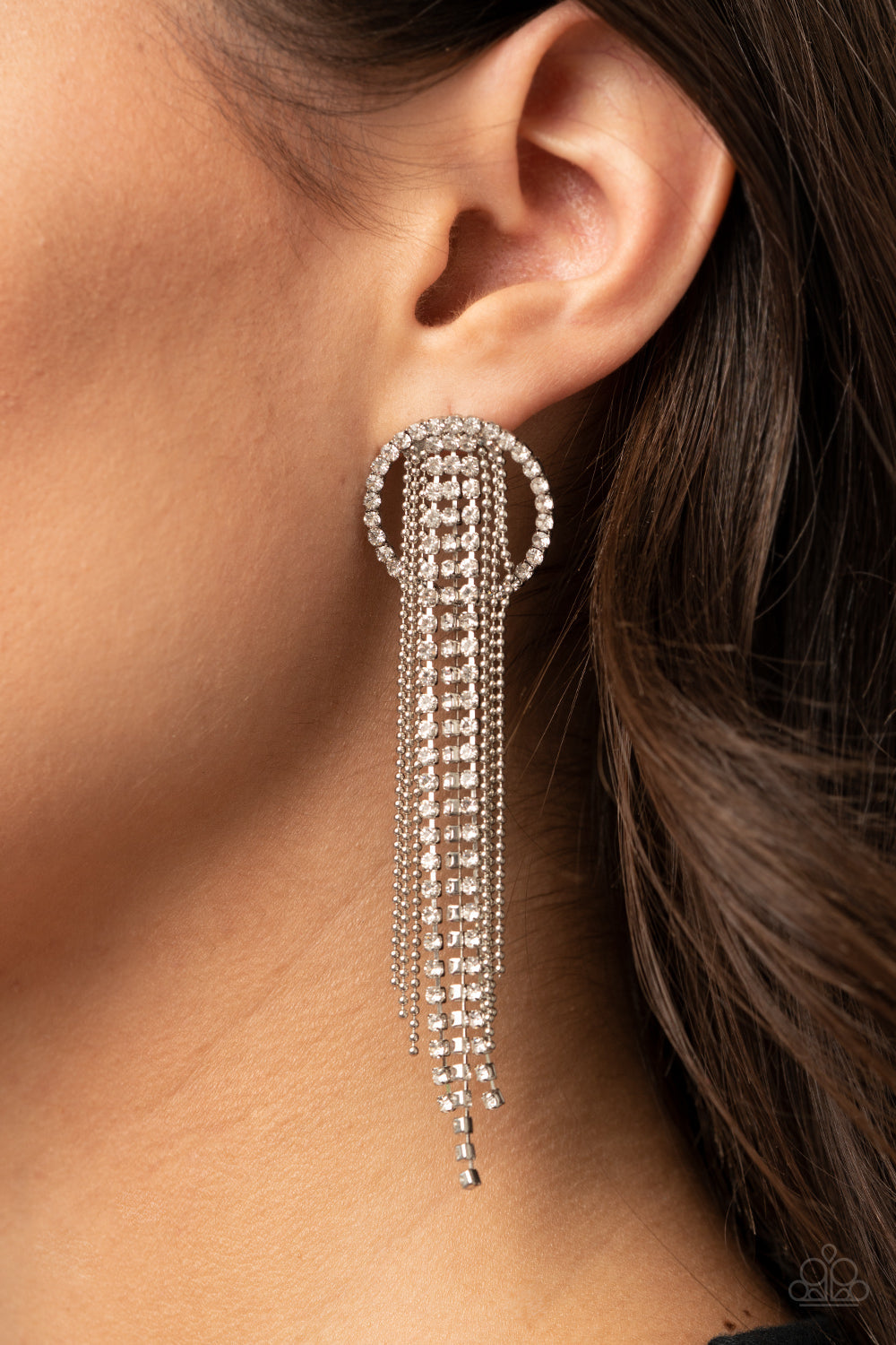 Paparazzi Dazzle By Default Earrings - January 2021 Life Of The Party Exclusive