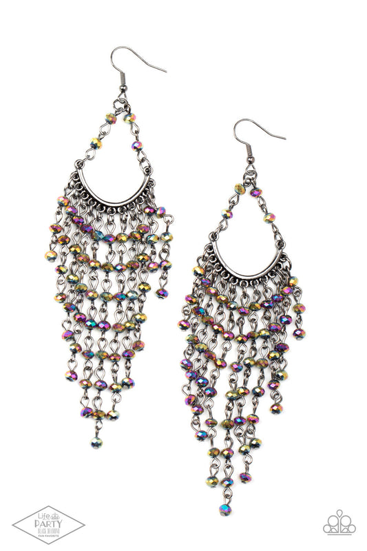 Paparazzi Metro Confetti - Multi Earrings - Life Of The Party Exclusive - Pusher P