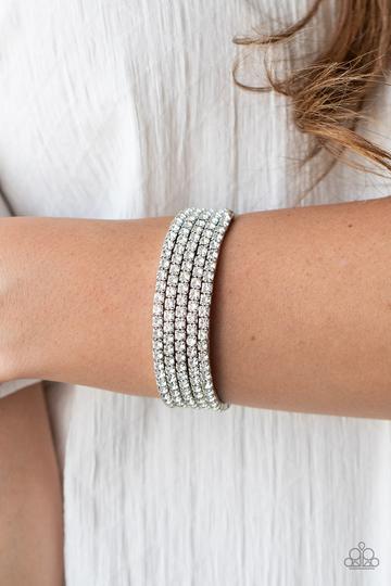 The GLOW-Digger - White Bracelet
