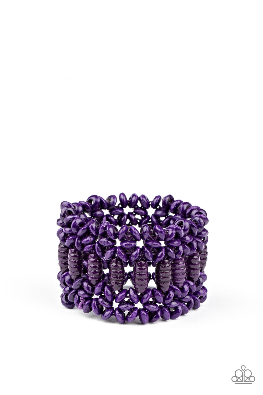 Paparazzi Fiji Flavor - Purple Bracelet - Pusher P