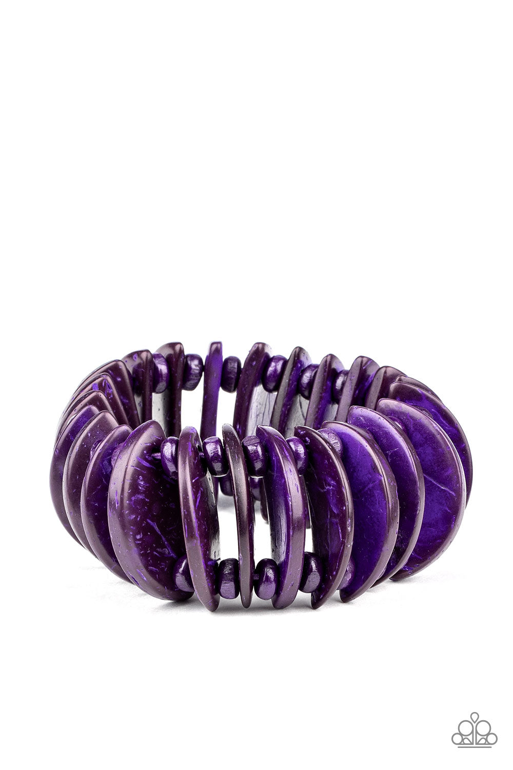 Paparazzi Tropical Tiki Bar - Purple Bracelet - Pusher P