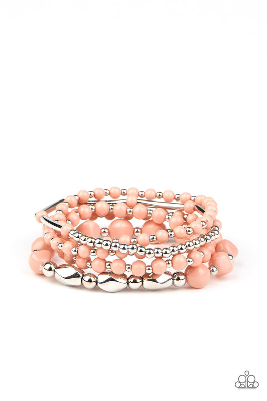 Paparazzi Vibrantly Vintage - Pink Bracelet - Pusher P