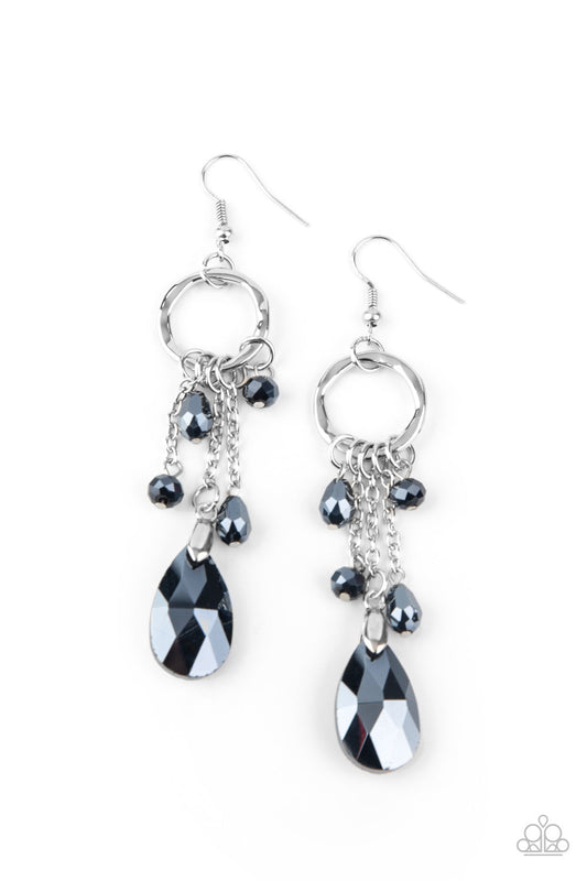 Paparazzi Glammed Up Goddess - Blue Earrings - Pusher P