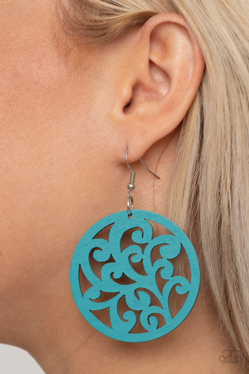 Paparazzi: Fresh Off The Vine - Blue Earrings - Pusher P