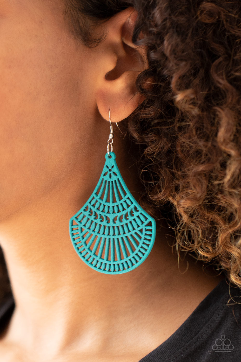 Paparazzi Tropical Tempest - Blue Earrings - Pusher P