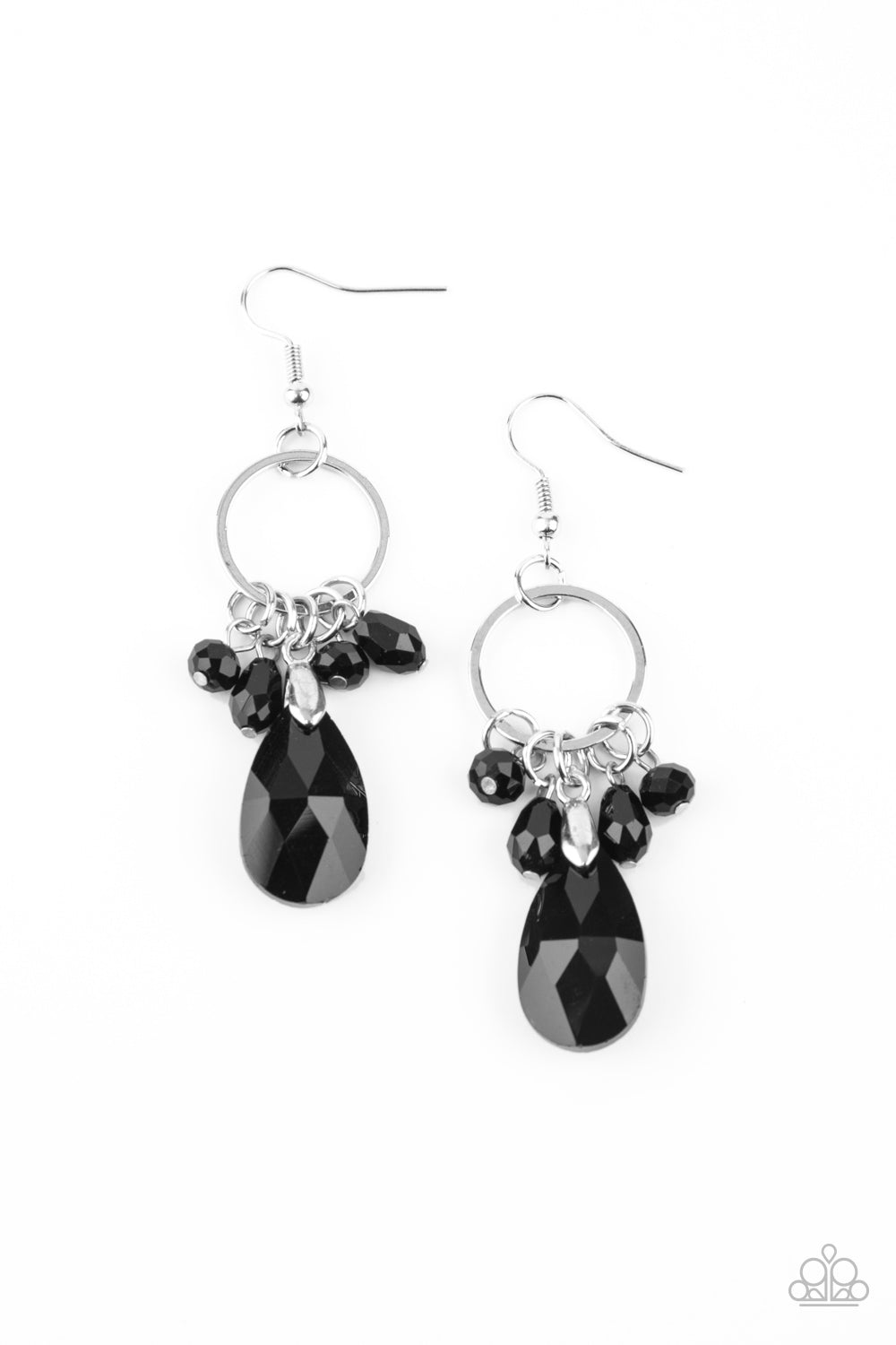 Paparazzi Unapologetic Glow - Black Earrings - Pusher P