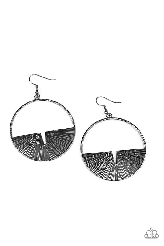 Paparazzi Reimagined Refinement - Black Earrings - Pusher P