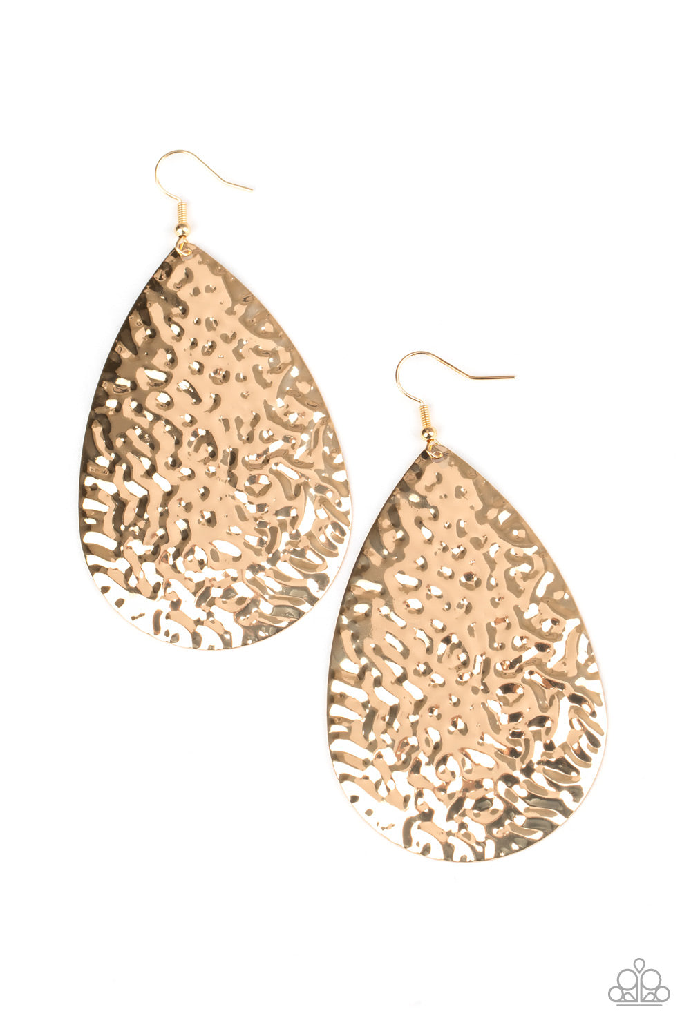 Paparazzi Metallic Mirrors - Gold Earrings - Pusher P