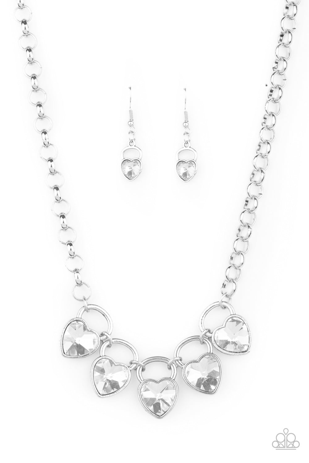 Paparazzi HEART On Your Heels Necklace - January 2021 Life Of The Party Exclusive - Pusher P