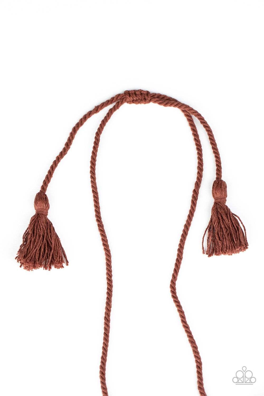 Paparazzi Macrame Mantra - Brown Necklace - Pusher P