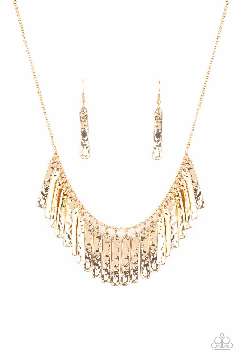 Paparazzi Metallic Muse - Gold Necklace - Pusher P