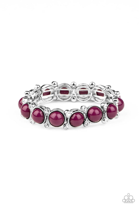 Paparazzi Flamboyantly Fruity - Purple Bracelet - Pusher P