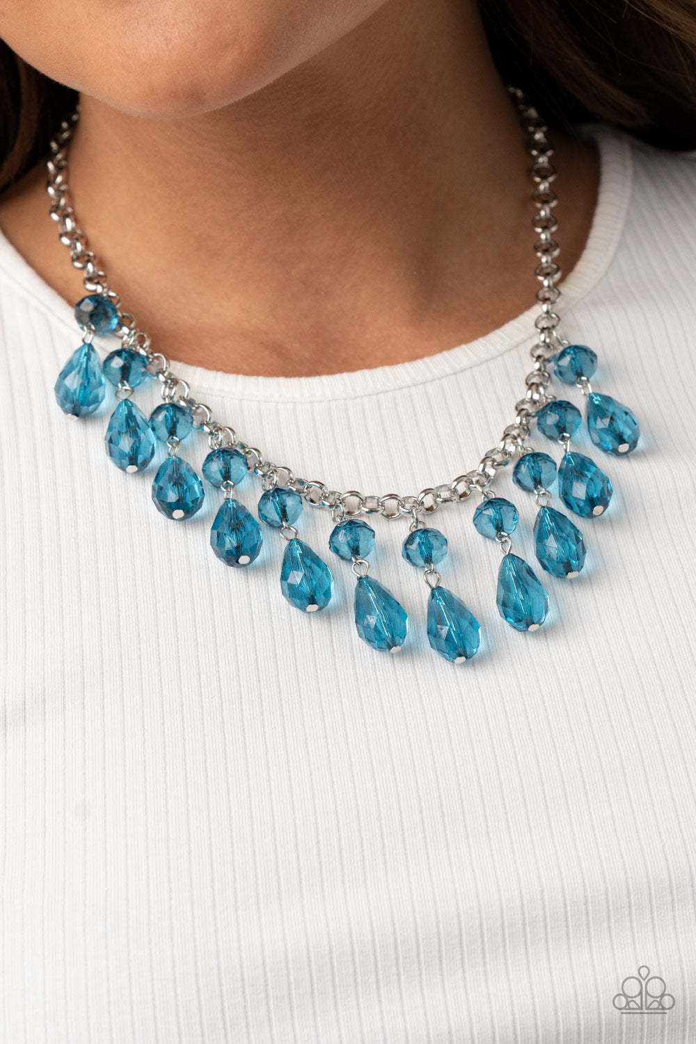 Paparazzi Crystal Enchantment - Blue Necklace - Pusher P