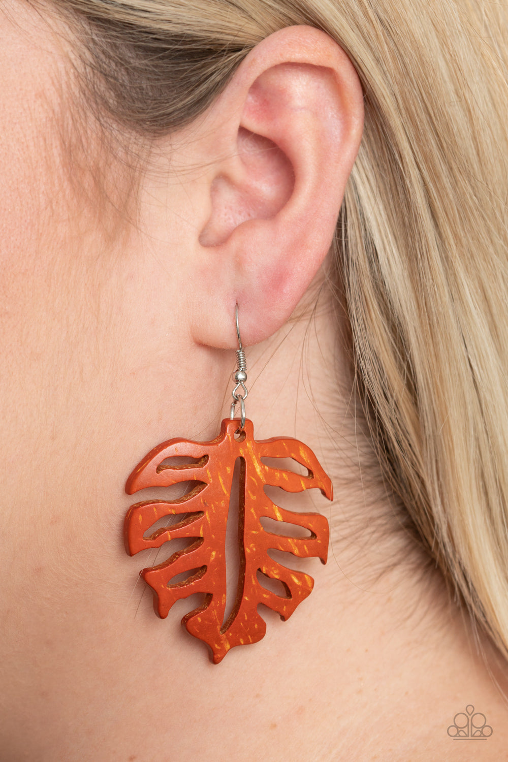 Paparazzi Shake Your PALMS PALMS - Orange Earrings - Pusher P