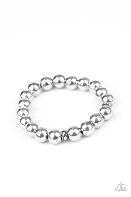 Paparazzi Resilience - Silver Bracelet - Pusher P