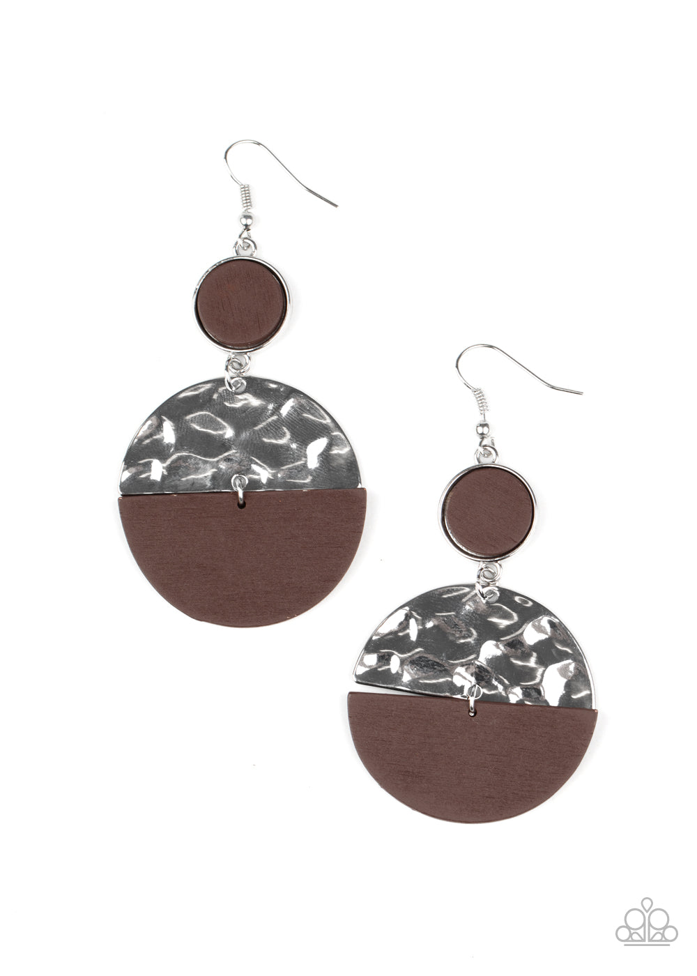 Paparazzi Natural Element - Brown Earrings - Pusher P
