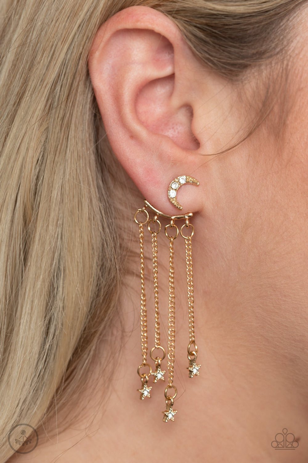 Paparazzi Cosmic Goddess - Gold Earrings - Pusher P