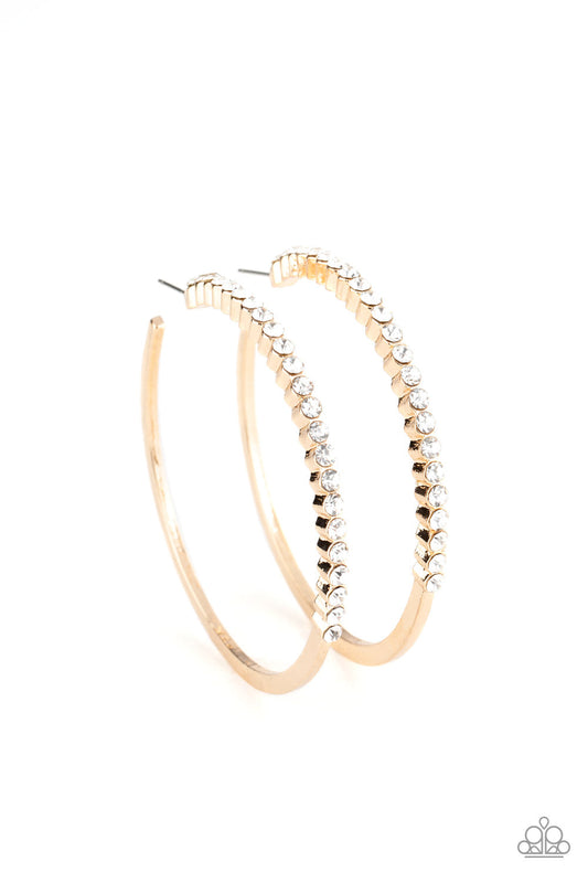 Paparazzi Making Rounds - Gold Hoop Earrings