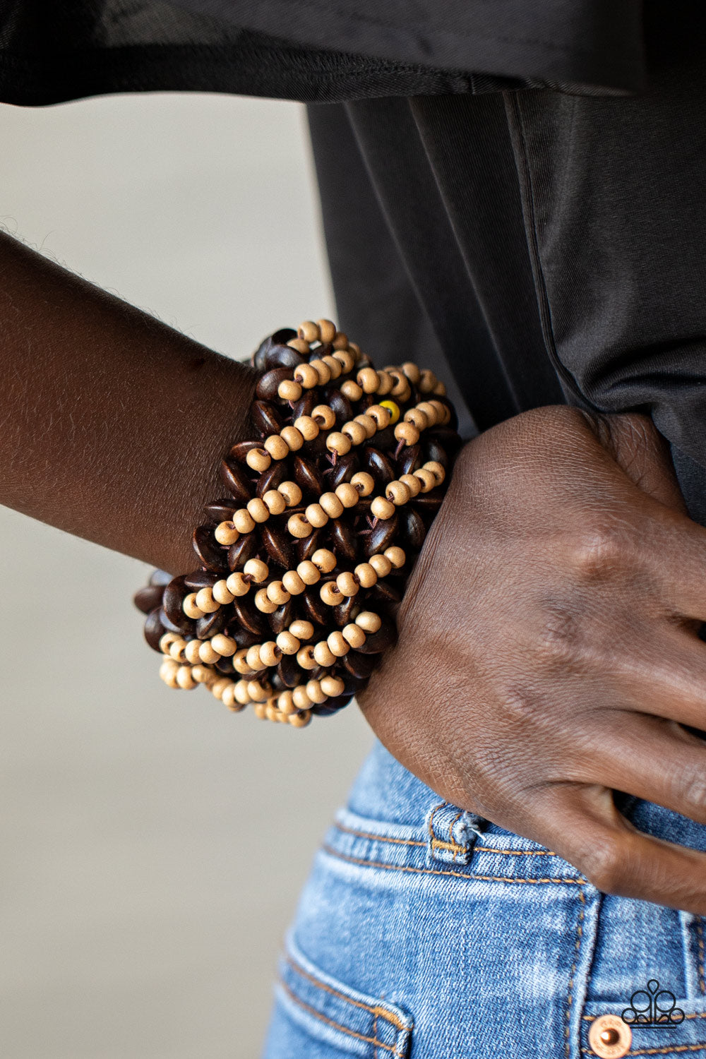 Paparazzi Cozy in Cozumel - Brown Bracelet - Pusher P
