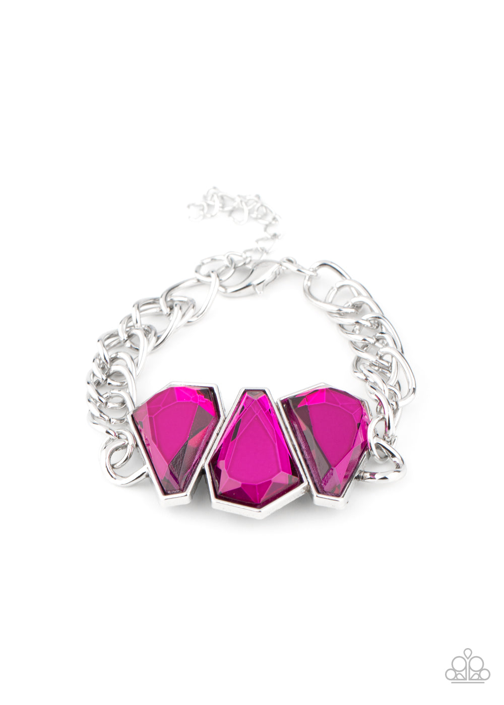 Paparazzi Raw Radiance - Pink Bracelet - Pusher P