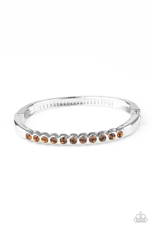 Paparazzi Stellar Beam - Brown Bracelet - Pusher P