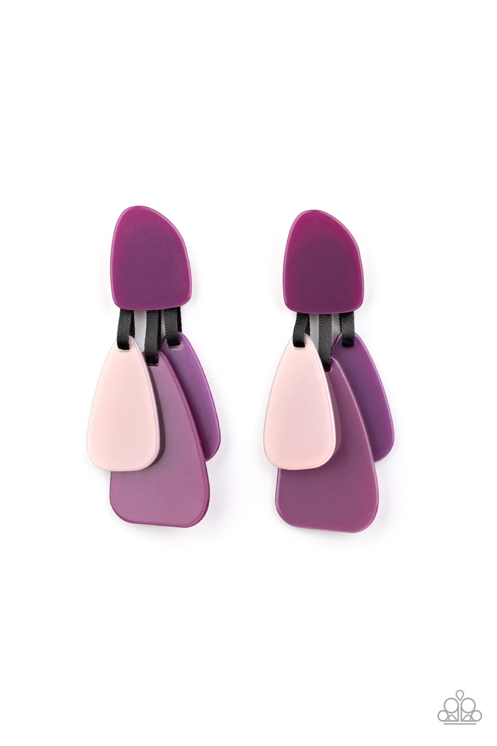 Paparazzi All FAUX One - Purple Earrings - Pusher P