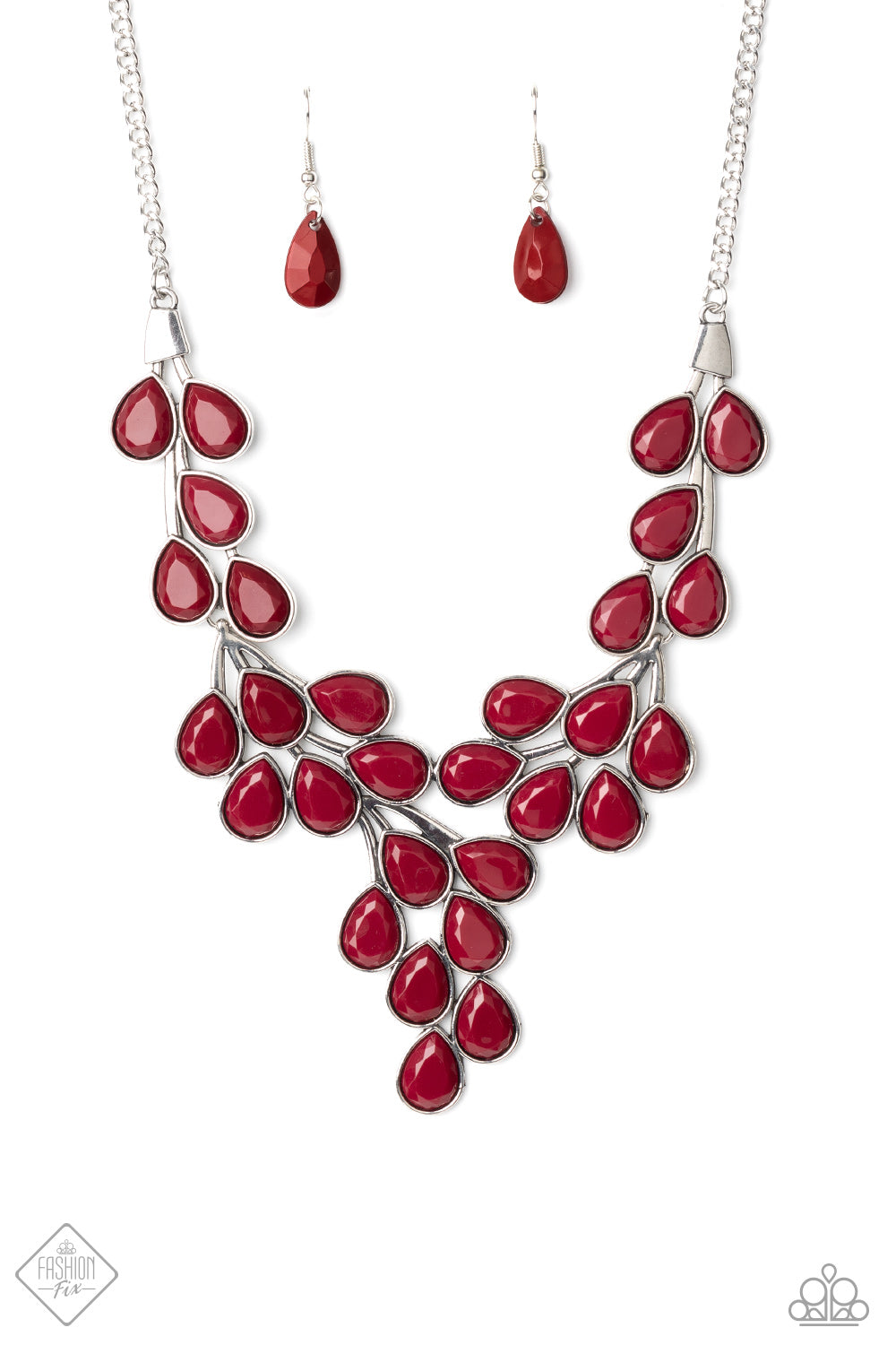 Paparazzi Eden Deity - Red Necklace - Pusher P