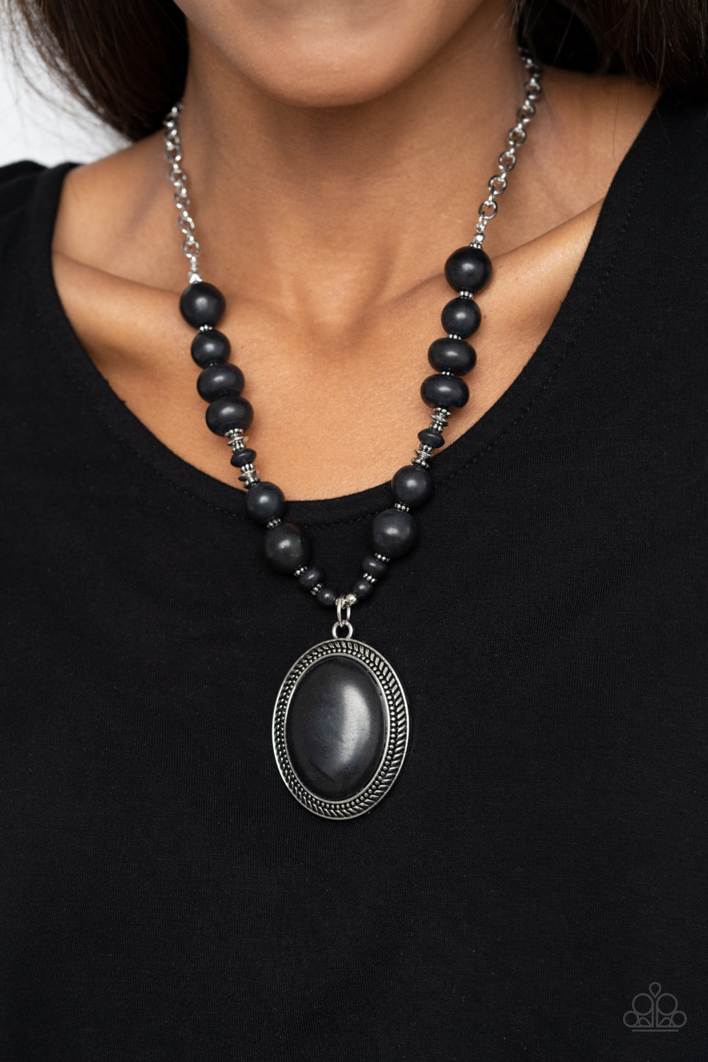 Paparazzi Home Sweet HOMESTEAD - Black Necklace - Pusher P
