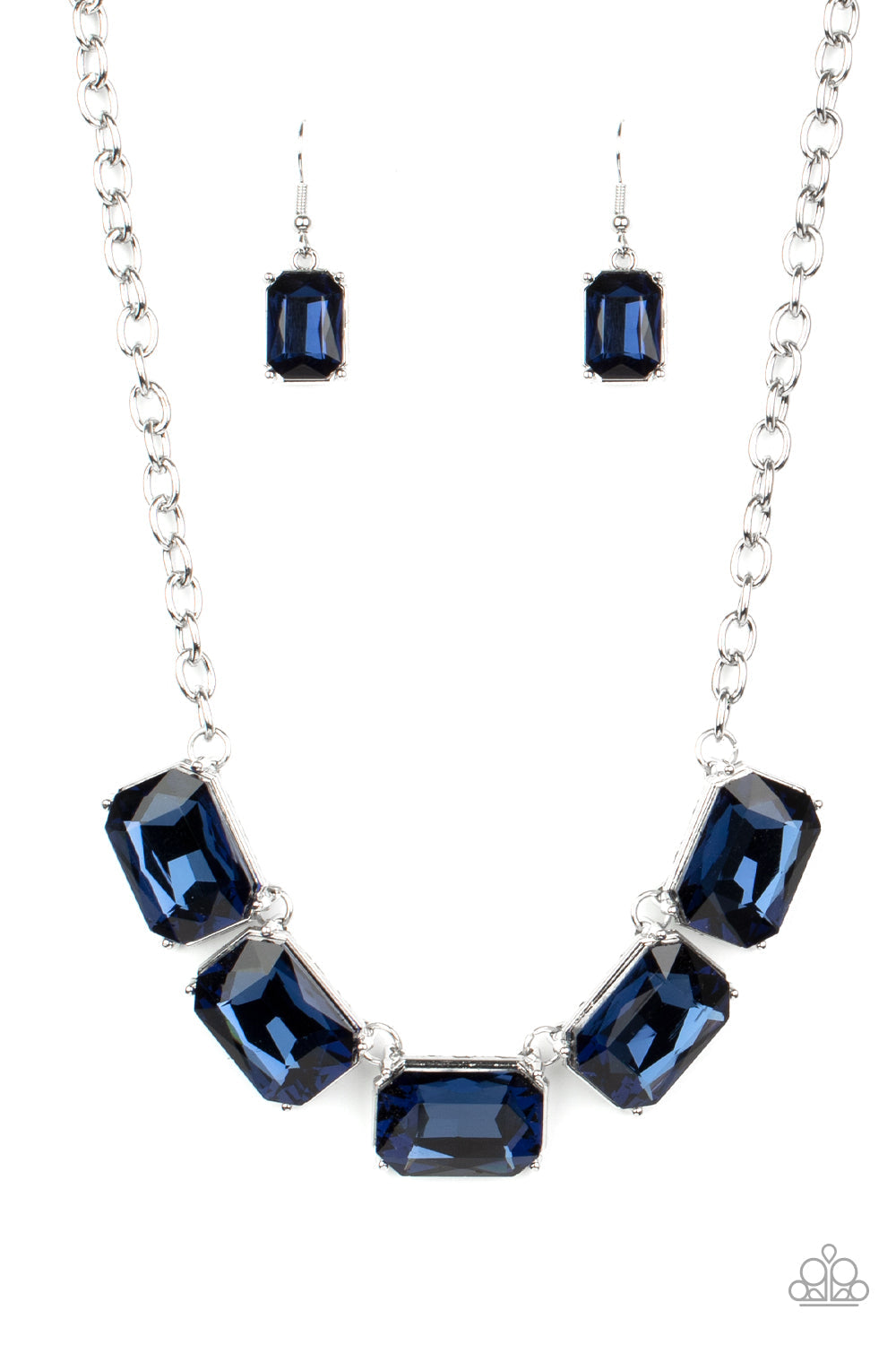 Paparazzi: Deep Freeze Diva - Blue Necklace - Pusher P