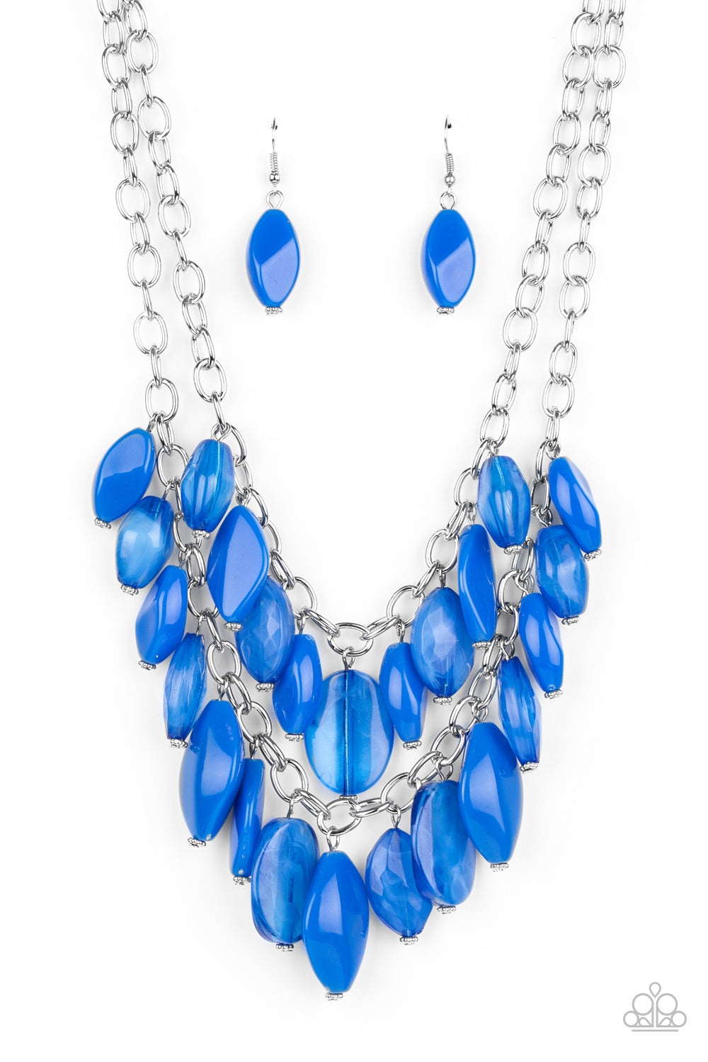 Paparazzi Palm Beach Beauty - Blue Necklace - Pusher P
