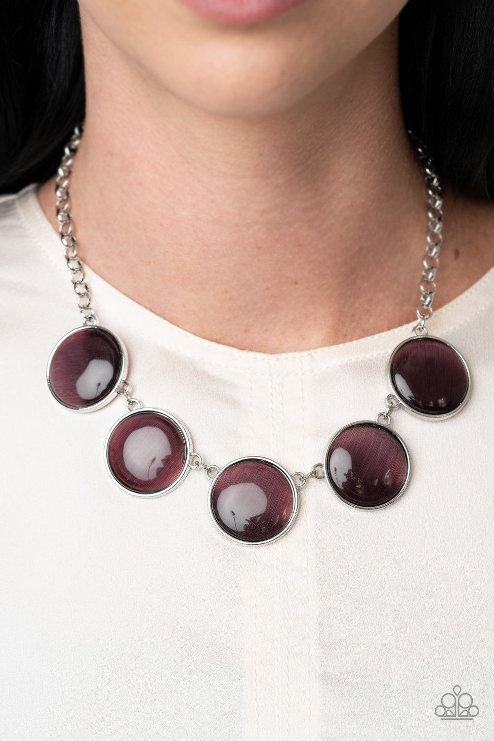 Paparazzi Ethereal Escape - Purple Necklace - Pusher P