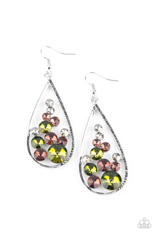 Paparazzi Tempest Twinkle - Multi Earrings - Pusher P