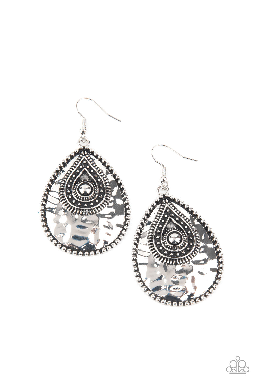 Paparazzi Rural Muse - Silver Earrings - Pusher P