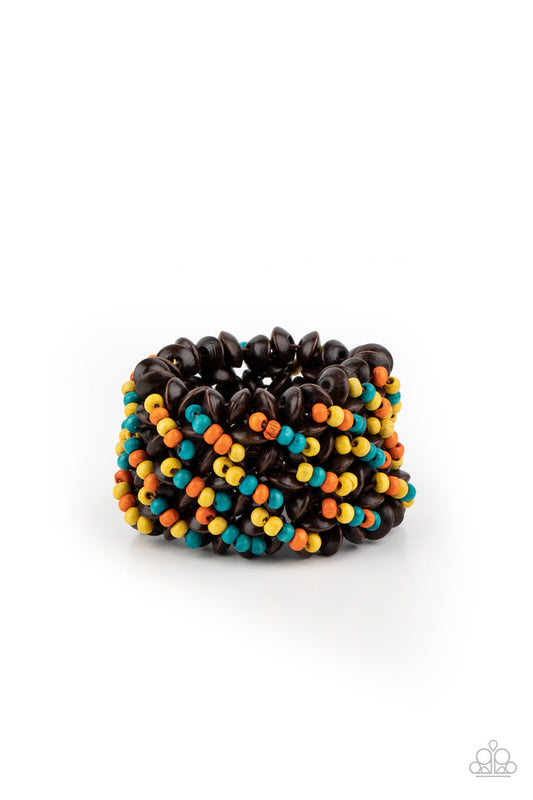 Paparazzi Cozy in Cozumel - Multi Bracelet - Pusher P