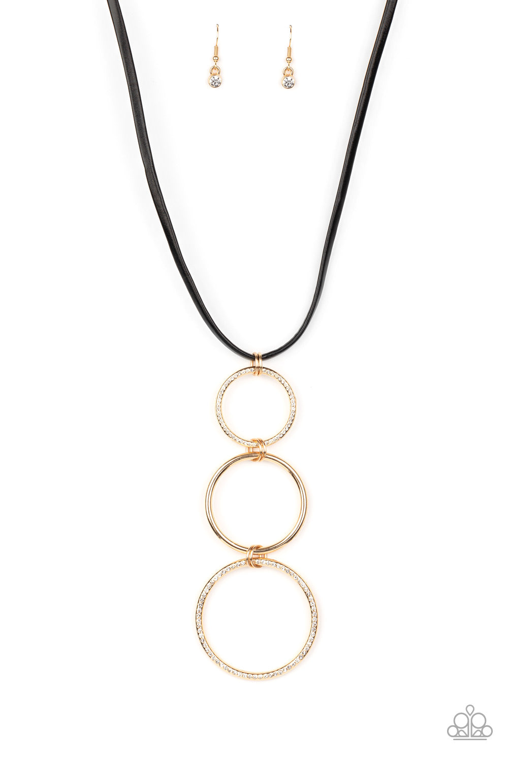 Paparazzi Curvy Couture - Gold Necklace - Pusher P