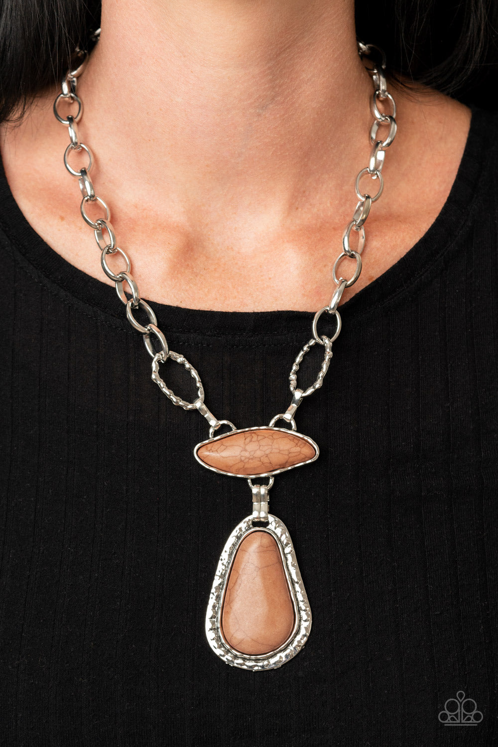 Paparazzi Rural Rapture - Brown Necklace - Pusher P