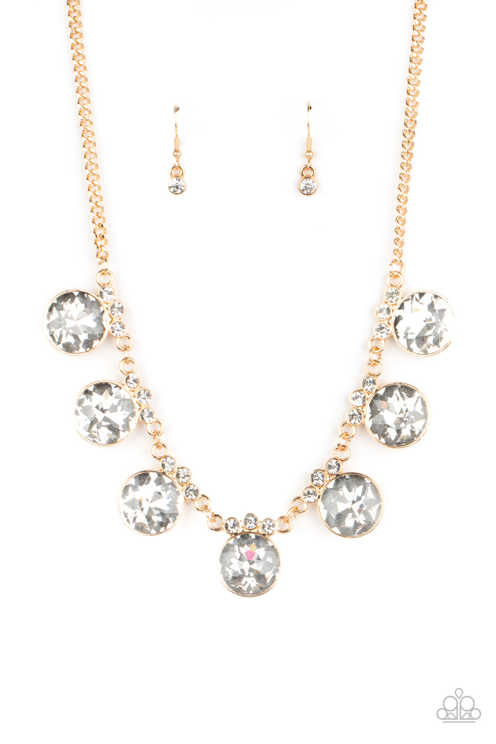 Paparazzi GLOW-Getter Glamour - Gold Necklace - Pusher P