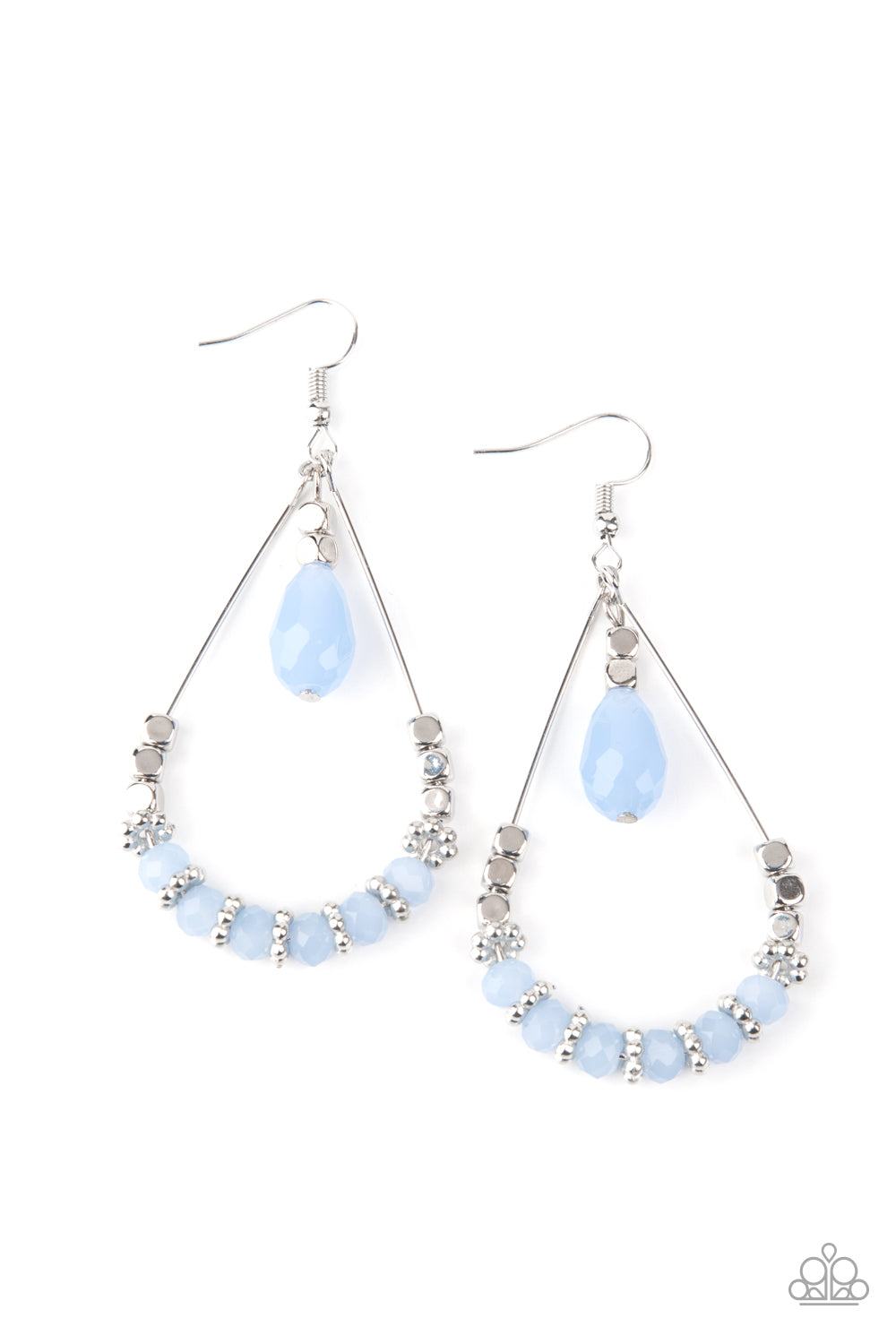 Paparazzi Lovely Lucidity - Blue Earrings - Pusher P
