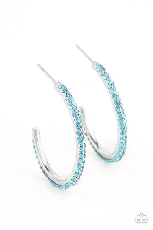 Paparazzi Dont Think Twice - Blue Earrings - Pusher P