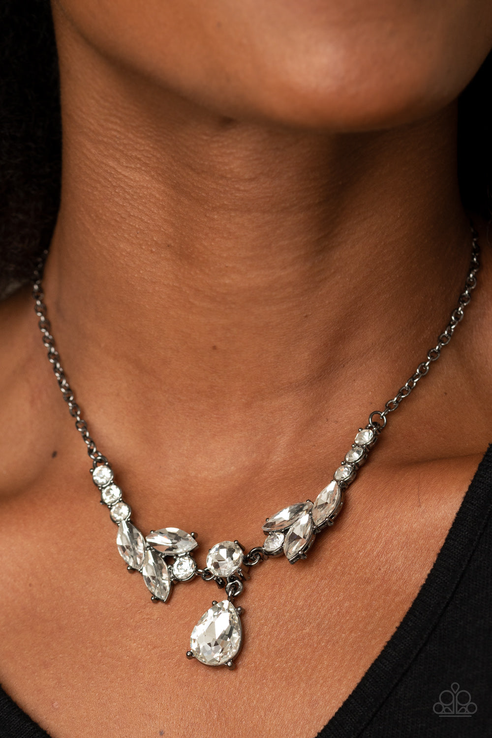 Paparazzi Unrivaled Sparkle - Black Necklace - Pusher P