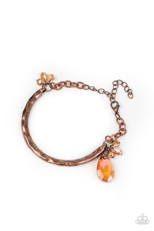 Paparazzi Let Yourself GLOW - Copper Bracelet - Pusher P