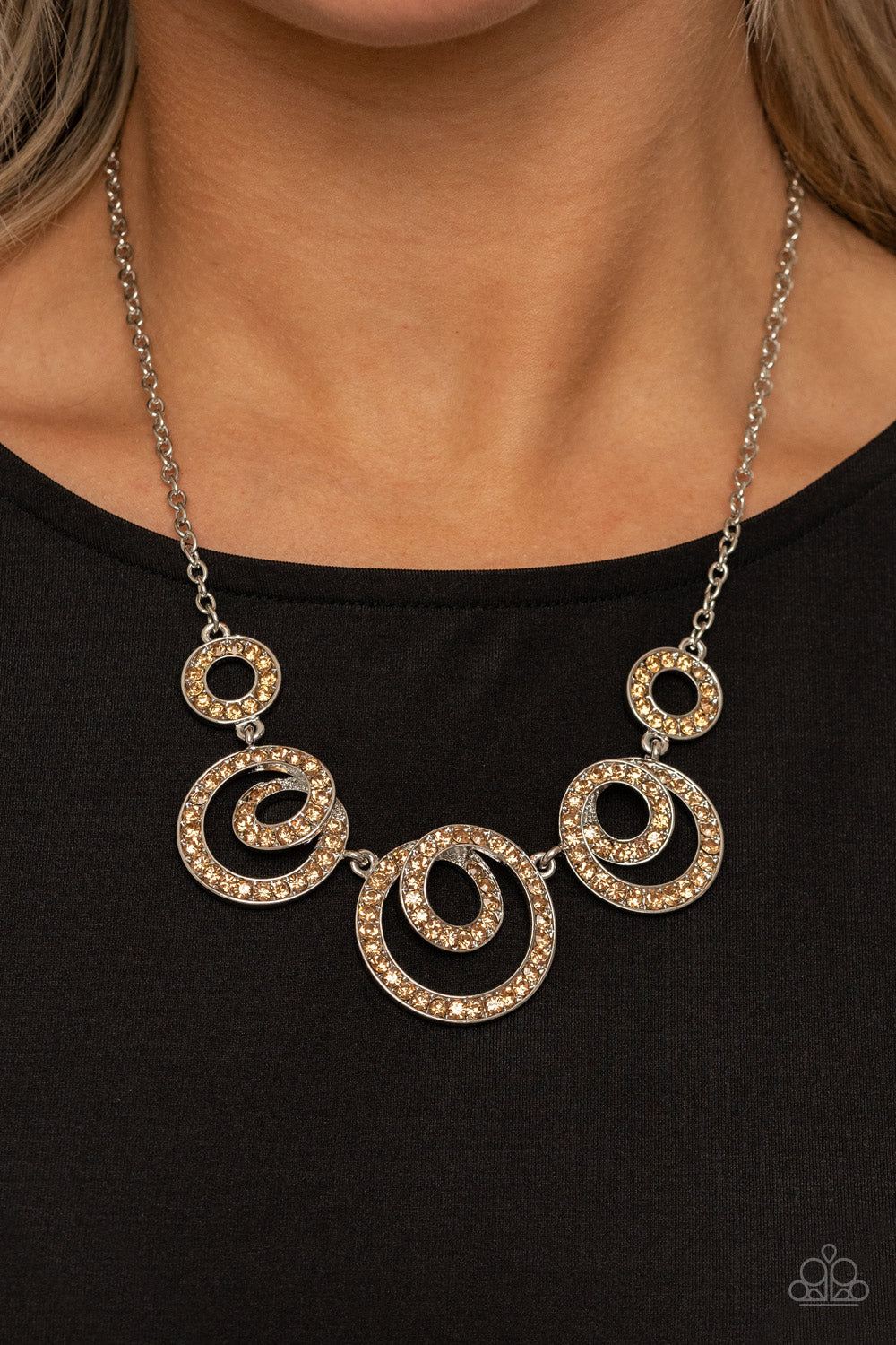 Paparazzi Total Head-Turner - Brown Necklace - Pusher P